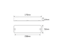 LED Autolamps 175AW/2 Front Indicator/Front Position Bullbar Lamps - Pair